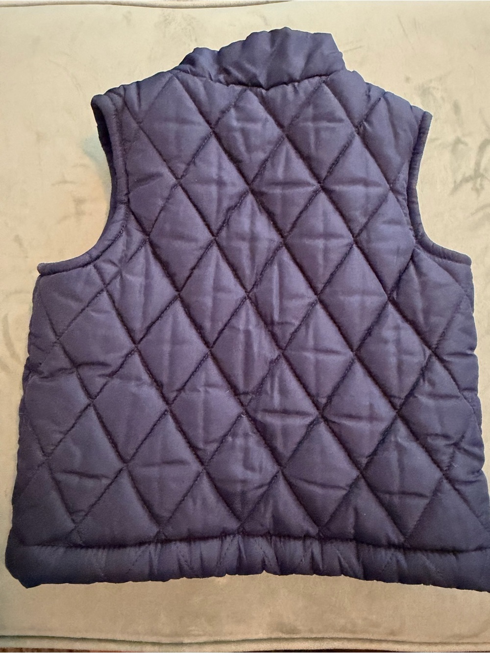 Janie and Jack Baby Boy Navy Quilted Barn Vest 6-12 months - Picture 2 of 2